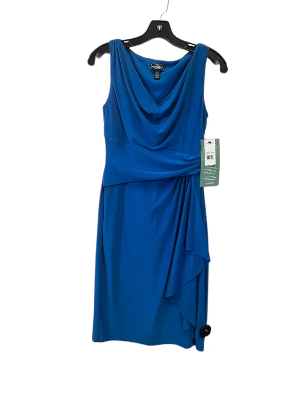 Blue Dress Casual Midi American Living, Size Xs