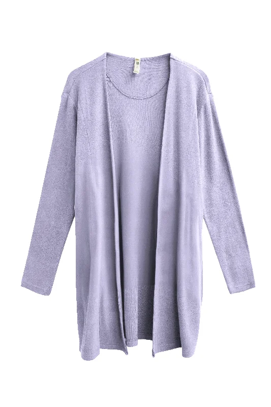 Comfort Luxe Collection Cozy Knit Knee Length Cardigan