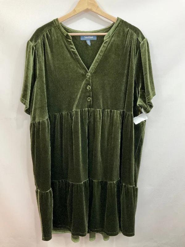 Dress Casual Short By Modcloth In Green, Size: 2x