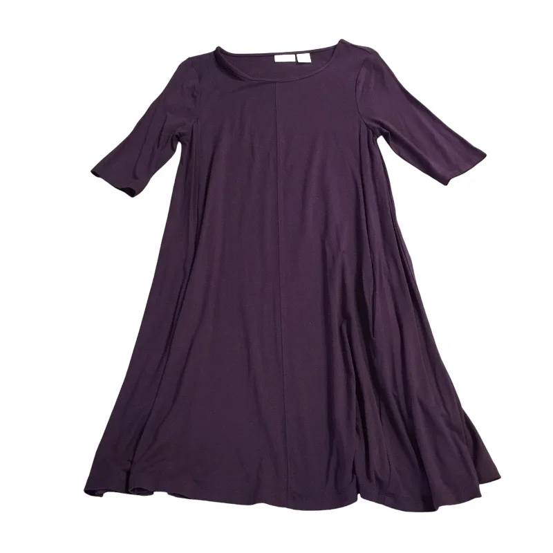 Dress Casual Short By Sigrid Olsen In Purple, Size: S