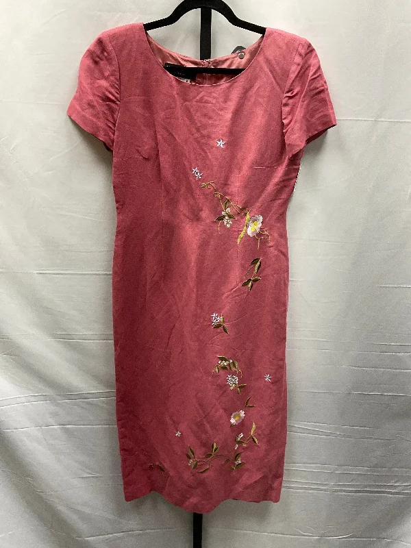 Floral Print Dress Casual Midi Donna Morgan, Size 6petite