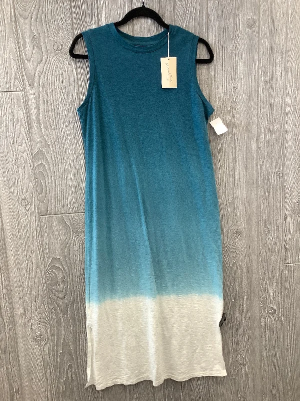 Blue Dress Casual Maxi Universal Thread, Size S