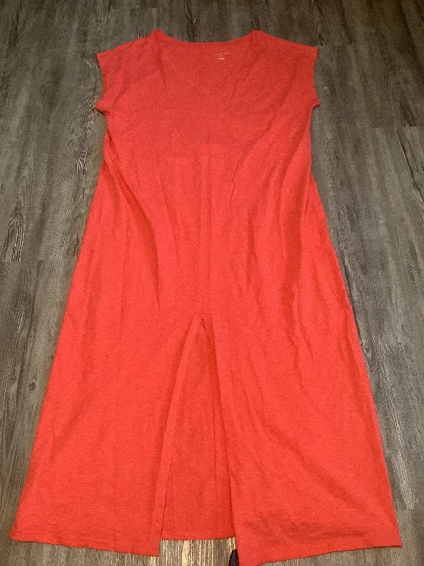 Coral Dress Casual Maxi Universal Thread, Size Xl