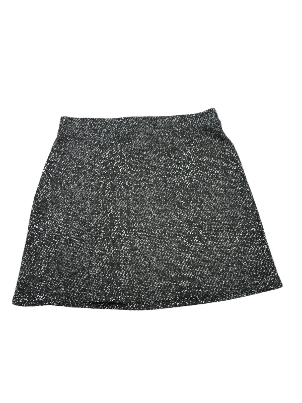 Grey Skirt Mini & Short Loft, Size 8