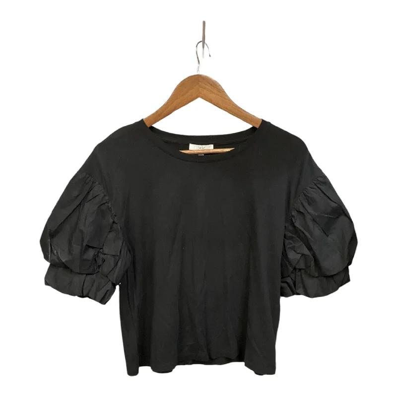 Top Short Sleeve By Joie In Black, Size: M