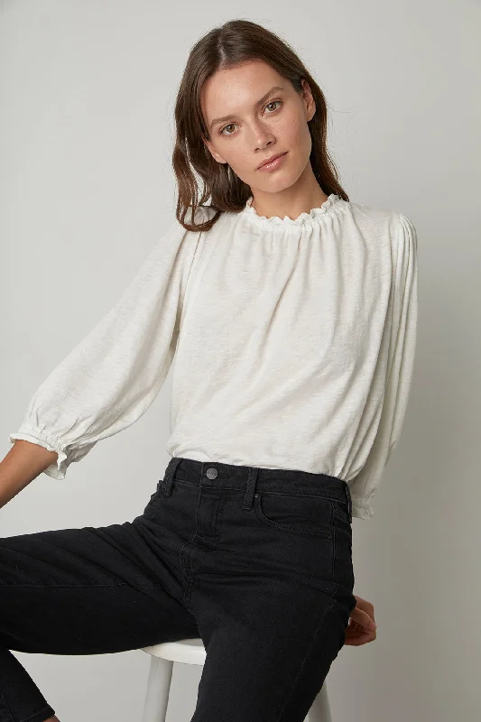 BARBARA 3/4 SLEEVE TOP