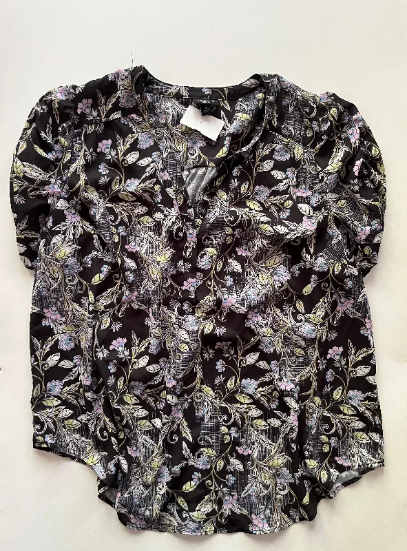 Blouse Long Sleeve By Torrid In Floral, Size: L