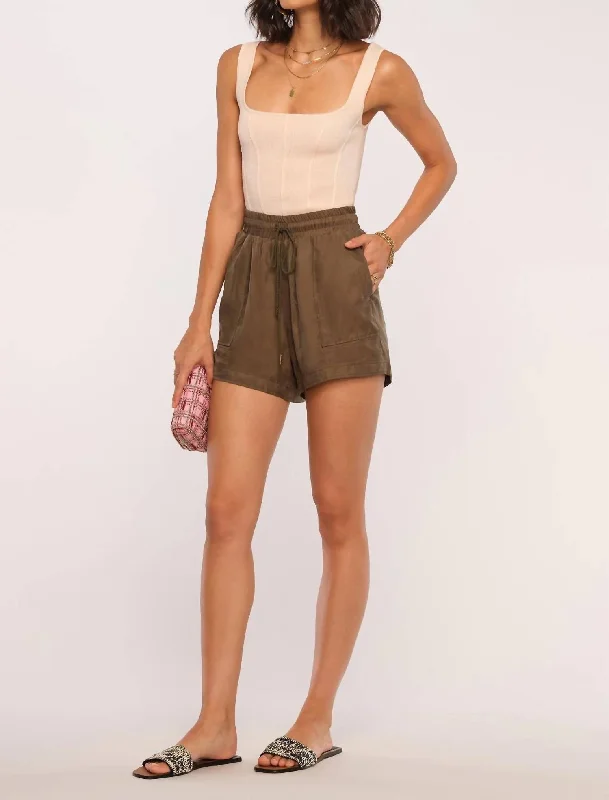 Ilaria Short In Moss Green