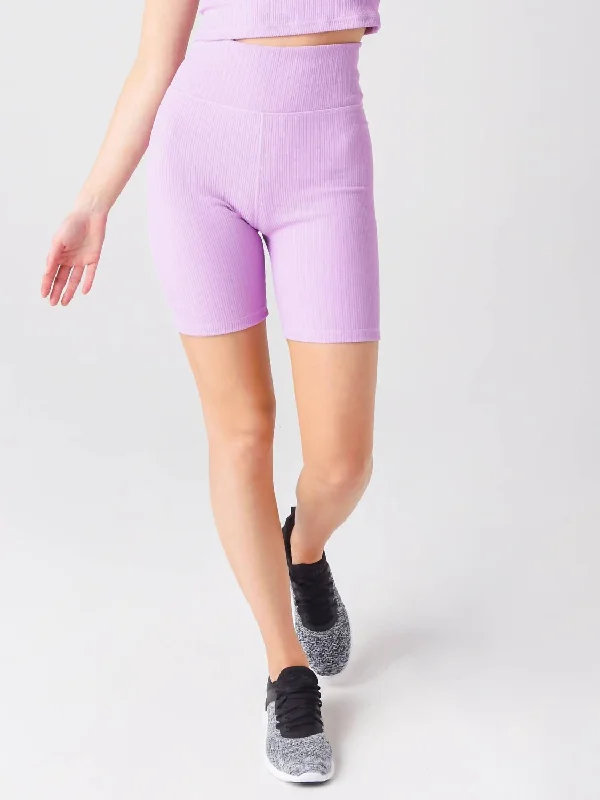 Jacquard Dance Spin Short In Lilac