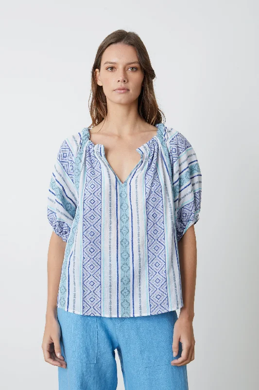 KIMMY JACQUARD BOHO TOP