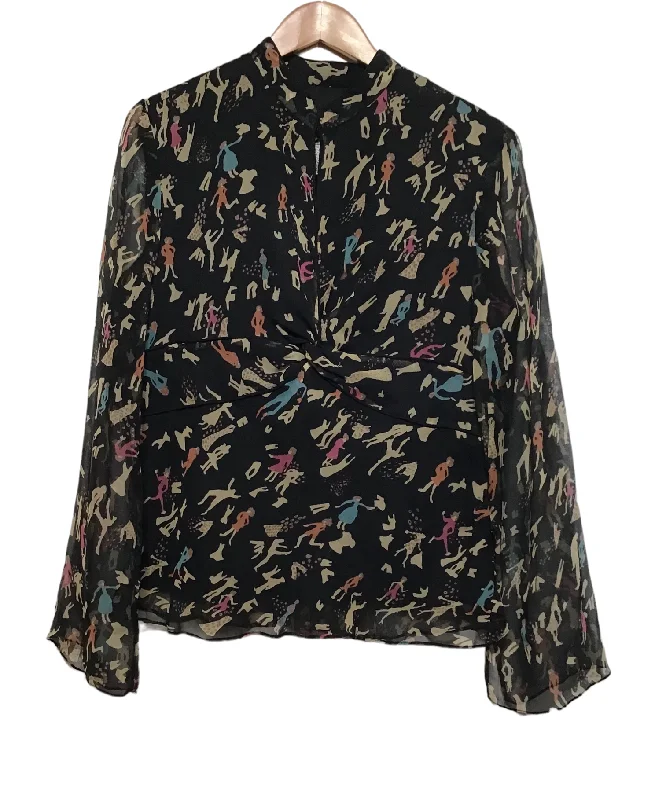 Patterned Blouse (Size L)