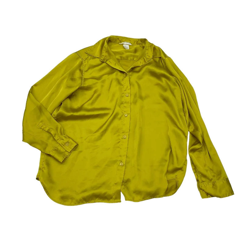 YELLOW BLOUSE LS by H&M Size:S