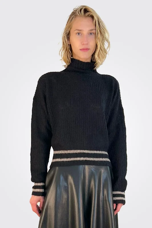 Banded Sweater - Nero