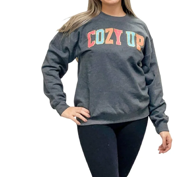 Cozy Up Sweatshirt In Black