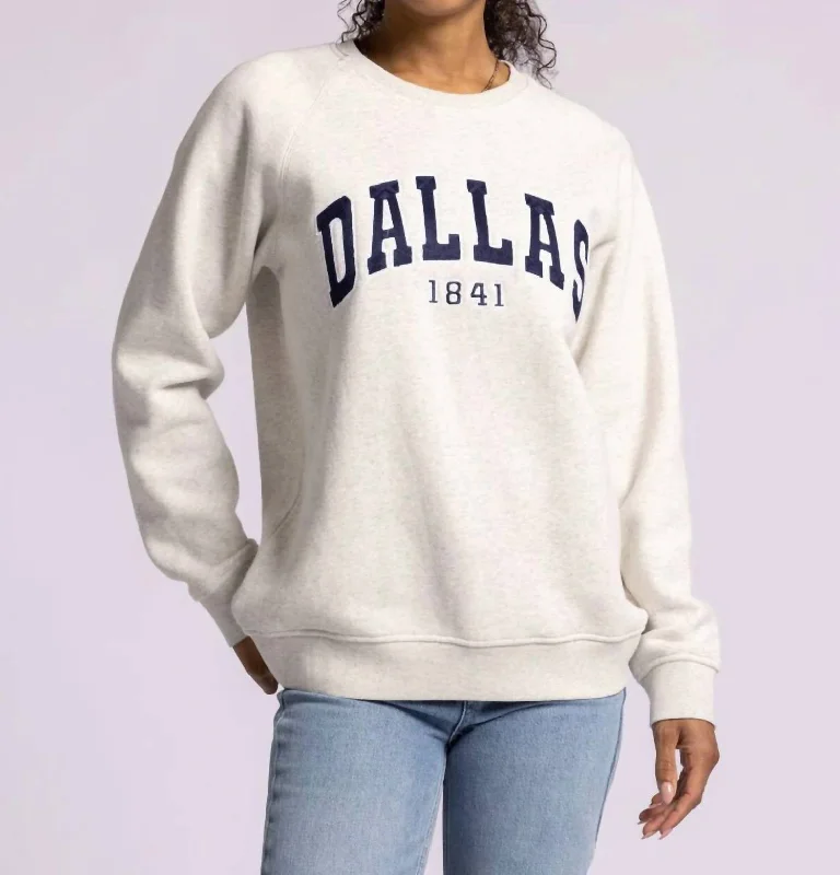 Dallas Sweatshirt In White