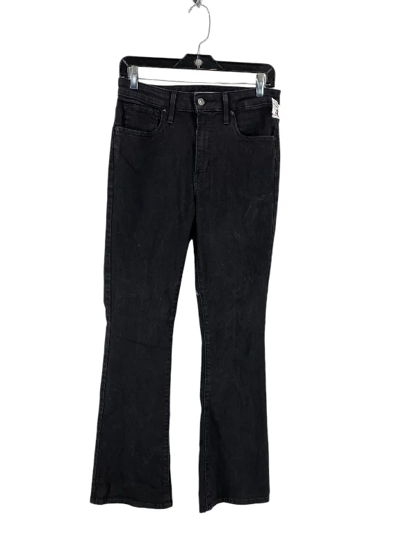 Jeans Boot Cut By Levis In Black Denim, Size: 30