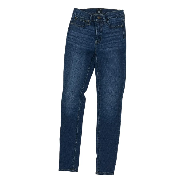 Jeans Skinny By J. Crew In Blue Denim, Size:2