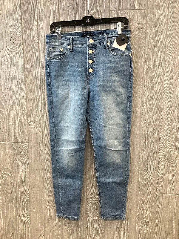 Jeans Skinny By Lucky Brand In Blue Denim, Size: 8