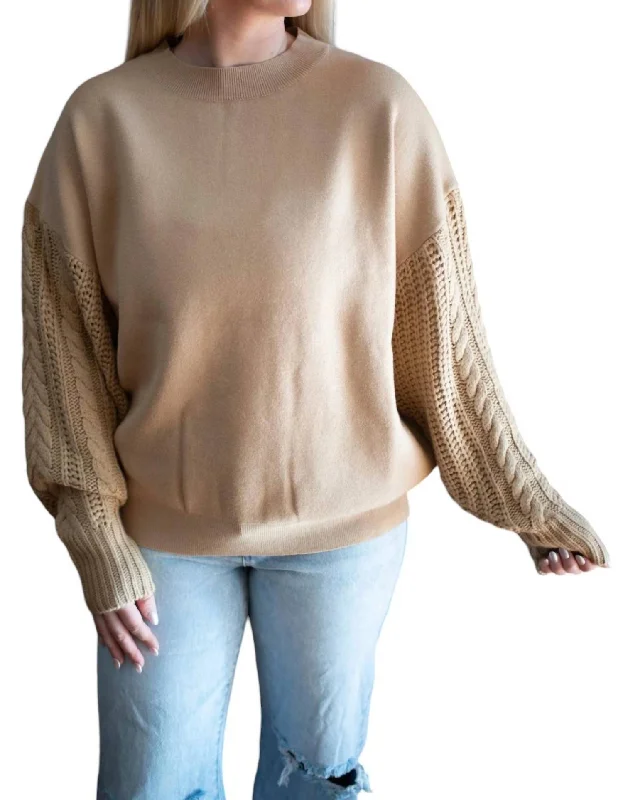 Memories Sweater In Beige