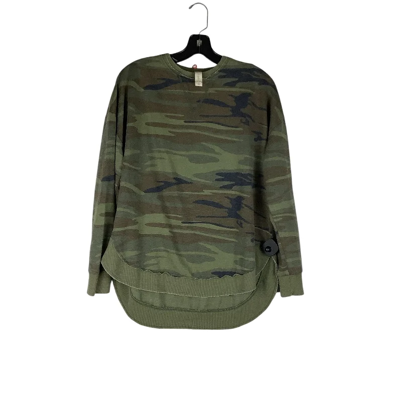 Top Long Sleeve By Altard State In Camouflage Print, Size: S