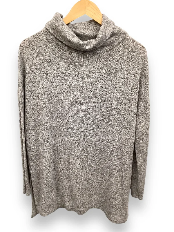 Top Long Sleeve By H&m In Grey, Size: S