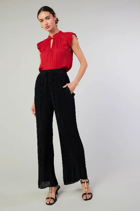 Pleated Pullover Pants